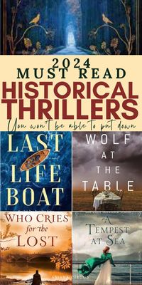 Read the most thrilling and suspenseful classic and new historical thriller books for adults.