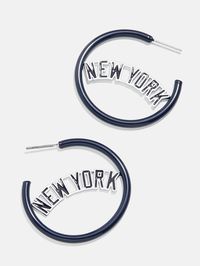 MLB Enamel Hoops - New York Yankees – Get Gifting: Enjoy 20% Off – BaubleBar