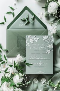 Unveil the charm of nature-inspired elegance with these '10 Sage Green Wedding Invitations' that set the tone for your enchanting day. 💚💌 #WeddingInspiration #SageGreen