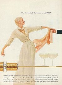 lurex ad, Claire McCardell