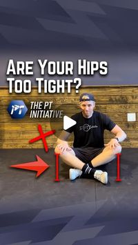 9,776 likes, 60 comments - theptinitiative on September 28, 2022: "🎯Hips tight? Can’t sit cross legged? Try these!🔥 (Want more like this? Full programs in @theptinitiative bio link!...) . . 💥Does it feel impossible to sit comfortably with your legs crossed? Maybe you have to slouch forward with your knees up just to stay upright. If that’s you, I’ve got something for you today! ——- ➡️Being able to sit like this requires a few aspects of hip mobility to be in place. It will take a little ...