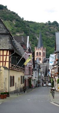 Downtown Bacharach, Rhine Valley, Germany