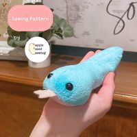 "THIS IS A DIGITAL PDF SEWING PATTERN! NOT A FINISHED PRODUCT! NO PHYSICAL ITEMS WILL BE SENT! THERE ARE NO REFUNDS! This sewing pattern will go over how make an adorable snake plush, with a super chubby or \"pudgy\" body that is filled with poly pellets to give it a floppy, beanie feel, and a small blepping tongue. You can hand-sew or machine sew it. Your .PDF download will include the snake pattern itself, which  includes both a 1/4 inch seam allowance and the exact sewing lines, printing instructions, fabric recommendations, cutting layouts, plush sewing tips, and a 6-page written tutorial with full-color pictures. Your finished snake will be approximately 7 inches long, 2.5 inches wide, and 2 inches tall. Tools and Materials: * 1/4 yd. Minky(7 1/2x8in.) * 1 Pair 8mm Safety Eyes * Poly-