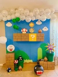 110 ideas de decoración para Fiesta de Cumpleaños de Super Mario Bros