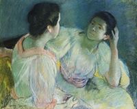 Mary Cassatt "The Conversation", 1914