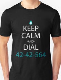 soul eater keep calm and dial 42-42-564 anime manga shirt T-Shirt