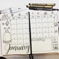 11 Monthly Spread Ideas for your Bullet Journal - How to Bullet Journal