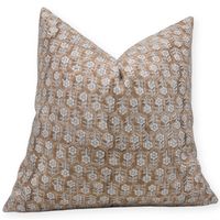 Fabdivine  Floral Cotton Indoor/Outdoor Pillow Cover | Wayfair