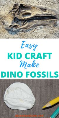 Easy Kid Craft: Make Dinosaur "Fossils"