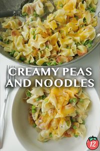 Creamy Peas and Noodles | 12 Tomatoes