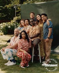 Justin Hartley, Mandy Moore, Jon Huertas, Chrissy Metz, Milo Ventimiglia, Sterling K. Brown, Chris Sullivan and Susan Kelechi Watson promote the final season of “This Is Us” for Entertainment Weekly, May 2022