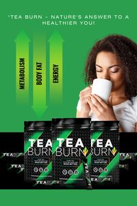 Tea Burn Is: 100% All Natural Vegetarian, Non-GMO and Gluten Free No Added Fillers or Preservatives No Artificial Colors or Stimulants Zero Side Effects Manufactured in the USA FDA Approved and GMP Certified Facility Tested In 3rd Party Labs Highest Quality, Purity and Potency Available Tea Burn is totally tasteless and dissolves instantly into your favorite tea… And it works just as well regardless of what kind of tea you drink or what you like to put in it...