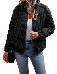 Women’s Jacket/Lightweight Ribbed Women’s Jacket with Pockets | Wazzi's Wear