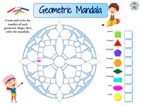 🎨🧠 Ready for some creative fun with our Geometric Mandala? 🔺🔵
Count the shapes, write down your answers, and then color in this beautiful mandala! 
A fun way to mix learning and creativity. Perfect for keeping kids engaged! 🎨💡 
https://treasurehunt4kids.com/geometry-for-kids/geometric-mandala-coloring-page/ 
#GeometricMandala #LearningThroughPlay #CreativeKids #ColorAndCount #FunLearning #FreePrintables 
