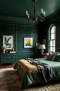 35+ Dark Green Bedroom Ideas - Transform Your Space