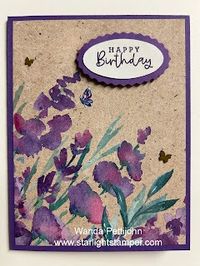 My Creative Corner!: Darling Details, Perennial Lavender, Birthday Card, Stampin' Up!