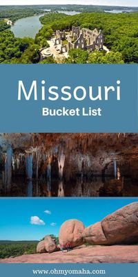 Amazing places to visit in Missouri! Here's a bucket list of things to do, places to stay and food to eat in Missouri | Missouri bucket list | Missouri things to do | Missouri vacation | Missouri restaurants | Missouri state park