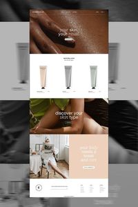 skincare web design for essencia skincare by kalitha studio|#websitedesing #freelance #website #webdesign #freelancewebsite #design #template #branding #site 1519