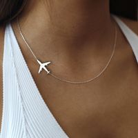 "Airplane necklace, Plane necklace, Airplane necklace for women, Travel necklace, Airplane jewelry, Silver airplane necklace, Pilot necklace Dainty Airplane Necklace, Gold Plane Necklace, Airplane Charm, Silver Airplane Necklace, Plane Pendant, Travel Necklace, Travel Lover Gift  ♡ DAINTY AIRPLANE NECKLACE ♡ Welcome to my shop, All our produtcs handmade with love. Handmade silver necklace is a very nice and dainty gift that you can buy for your loved ones or yourself.  We are happy to create a design on the necklace with your name or special names for you.  ♡ Materials: High Quality 925 Sterling Silver, Gold Plated Silver and Rose Gold Plated Silver ♡ All necklaces will be carefully packaged and sent in a special gift box. I hope you can find your personalized necklace that suits you in ou