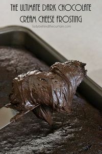 Dark Chocolate Cream Cheese Frosting