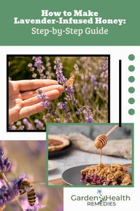 Discover the simple process of making lavender-infused honey at home. Perfect for soothing stress and boosting health. #LavenderHoney #DIYHoney #NaturalRemedies #HomemadeTreats #HealthBenefits #Wellnes