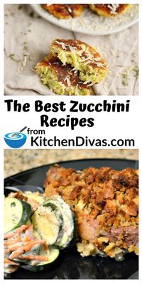 Our Best Zucchini Recipes are delicious, whether you want to eat them fried, stuffed, in a casserole, as an appetizer, side dish, dessert or main course.