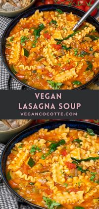 Vegan Lasagna Soup