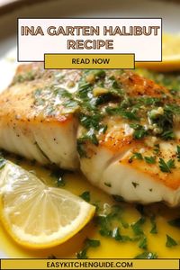 Satisfy your cravings with this easy but exquisite halibut recipe from world renowned Ina Garten. You don't have to be a top chef to whip up something delicious!