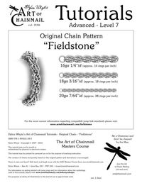 GARTER BELT PDF | INSTANT DOWNLOAD ABOUT THIS TUTORIAL This Advanced - Level 7 PDF tutorial from best-selling chainmail author Dylon Whyte contains everything you need to know to weave, end, join and make jewelry pieces from the original Fieldstone chain pattern. As well as information