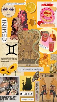 Where my Geminis at??? #gemini #vintage #zodiacsigns #zodiacaesthetic