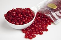 Raspberry Jelly Belly Jelly Beans (1 Pound Bag) - Brown