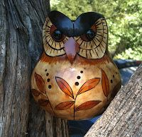 Owl Gourd by Gooseberry Lane