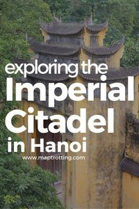 Imperial Citadel in Hanoi - military base, secret bunkers and peaceful surroundings, Vietnam