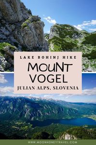 Hiking to Mount Vogel High above Lake Bohinj, Slovenia