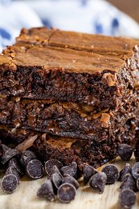 Brown butter automatically takes desserts to the next level and this brownie recipe is no exception! Brown Butter Brownies are an easy one bowl recipe that are super fudgy, rich and delicious!