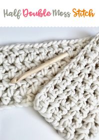 Half Double Moss Stitch · Tutorial – Emmaknitty