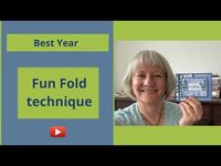 Best Year Fun Fold card - YouTube