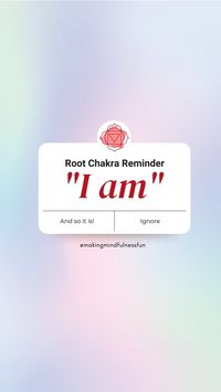 The Root Chakra, or Muladhara, is our first chakra. It controls our sense of primal security, groundedness, and ability to adapt. Balance your root chakra with this wallpaper. #chakrahealing