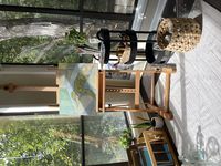 Art studio set up artists studio inspo wooden easel art cart art studio lighting painting on an easel art studio hacks art studio inspiration art studio storage space hacks aesthetic art studio studio style #artstudio #artiststudio #artstorage #studioorganization