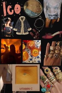 Moodboard~ hot weather, pretty friends, gold jewelry and a summer of parties 