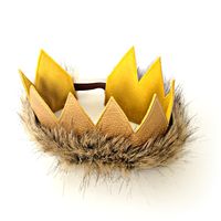 Max Crown Where the Wild Things Are Crown Wild Rumpus Leather Felt Crown Boy Crown Birthday Crown Lion King Jungle littleblueolive.etsy.com