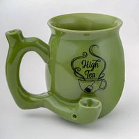 High+Tea+single+wall+Mug+-+shiny+green+with+black+imprint