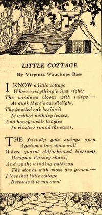 old cottage poem