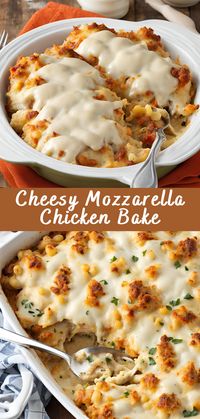 Cheesy Mozzarella Chicken Bake | Cheff Recipes