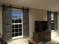 Interior Window Barn Door Sliding Shutters Barn by WoodenNail