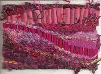 pin weaving by Shirley Adams