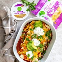 I’m checking out a delicious recipe for Veggie Enchiladas Recipe from Kroger! 