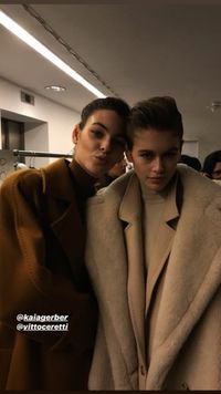 vittoria ceretti and kaia gerber