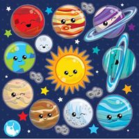 BUY 10 GET 10 OFF  Solar system clipart commercial use | Etsy