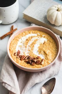 Pumpkin Spice Oatmeal - Our Balanced Bowl